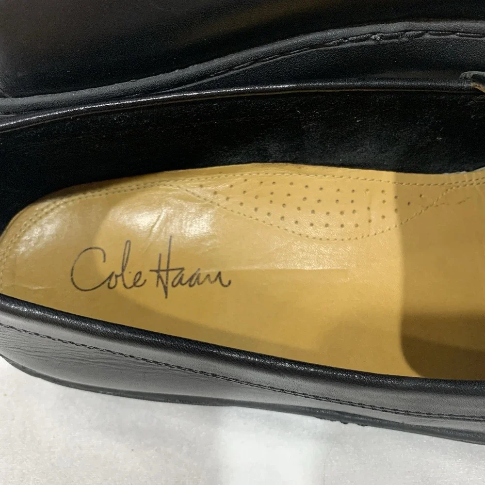 Cole Haan shoes Pinch Cup Penny Moc Slip-On Loafers Black Leather‎ C07637 SZ-12M